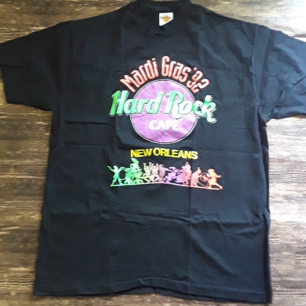 Rare Vintage Hard Rock cafe Mardi Gras Tshirt